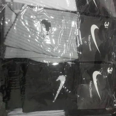 Medias Originales Nike blancas, negras y gris gordas originales duraderas unisex sirven tanto para hombre como para muje - Img 115610806