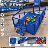 Corral para bebe☝️ Con pelotas, canasta y portería 100usd - Img 56244348