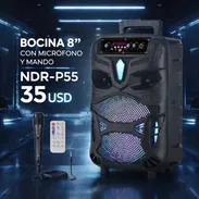 NDR-P55 / Con Micrófono y Mando / Bocina 8" - Img 55456537