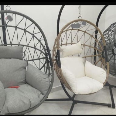Silla colgante disponible dos colores ... sofacama...sofa en L empacado al vacío juego de terrasa - Img 121346880