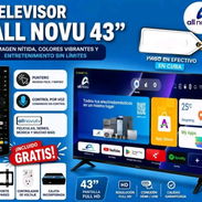 TELEVISIÓN DE 43" SMART TV ALL NOVU ( 💲330 USD) - Img 56725260