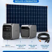 COMBO COMPLETO de ECOFLOW DELTA 3 plus + Batería extra 1024Wh + Cable de 10 metros+ Panel solar 575W PRECIO 1830 USD - Img 57153421