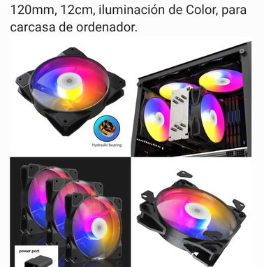 Fan RGB 120mm para chasis de PC - Img 92048161
