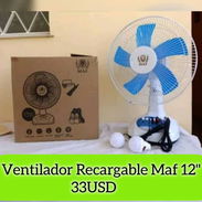 Ventilador recargable MAF 12" 🌬️🔋. TEE - Img 55518579