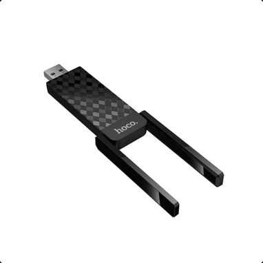 (X) Hoco HI34 – Adaptador de red inalámbrico USB con doble antena externa  $5.24 - 3/5