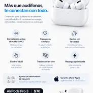 AirPods Pro 3 / Garantía Vigente de Apple hasta 05/03/27 - Img 57477425