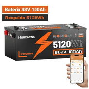 Batería Humsienk GEN2 LiFePO4 48V 100Ah 5,12kWh Bluetooth - Img 58205291