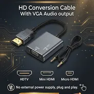 [PC]💻📱 ¡Conecta tu equipo moderno a un monitor o proyector VGA! cable HDMI a vga - Img 56719705