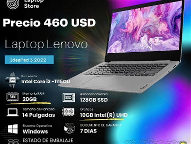 Laptop 2022 Lenovo Ideapad 3//Laptop Core i3 Lenovo FHD - Img main-image
