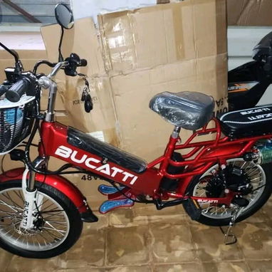 Bicicleta eléctrica Bucatti Características: - Potencia del motor: 1000whatts  - Voltaje  48v  - Amperaje 22.5ah  - Reco - Img 124777884