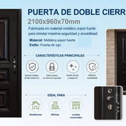 Puerta de Lujo con Sistema Doble Cierre y Marco - Img 57889882
