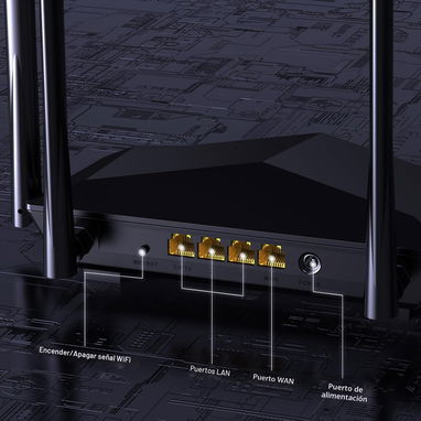 Tenda N300 Router WIFI inalámbrico con antena de alta potencia 5dBi (F3), Negro - Img 124421752