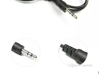Cable miniplug miniplug / Cable de audio auxiliar / cable jack 3.5mm a jack 3.5mm - Img 62080702