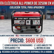 ⚡ Planta Eléctrica All-Power 3250W - ¡Nueva de paquete y adaptada a gas de la calle! ⚡ - Img 57890253