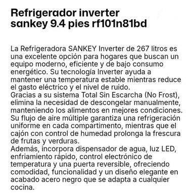 Refrigerador invertir Sankey 9.4 - Img 123776004