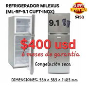 Refrigerador Milexus 9.1 👣 con 6 meses de garantía 53220916 - Img 55604000