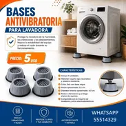 BASES ANTIVIBRATORIAS PARA LAVADORA, ENTREGA DE FACTURA PARA SU GARANTÍA. VARIEDAD DE ARTÍCULOS DEL HOGAR - Img 56665624