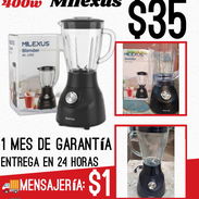 Licuadora jarro de vidrio 1.5L Milexus 400w - Img 52589795
