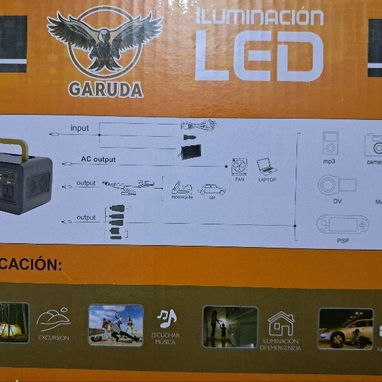 Estación de Energía portátil con Panel Solar - Img 126362611
