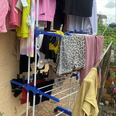 Tendedero plegable con ruedas - Img 124143435