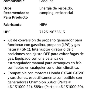 carburador para planta eléctrica - Img 122176759