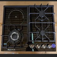 Cocina para empotrar con 3 quemadores de gas y 1 infrarrojo Milexus 160 USD - Img 57446786