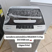 REBAJA 210 USD Lavadora automática MILEXUS 7.5kg con mensajería (Agua fria) - Img 55244068