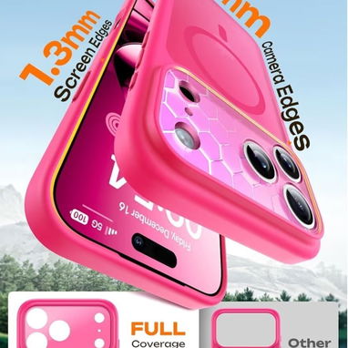 Disponible: Funda iPhone 17 Pro – Hot Pink – MagSafe | videojuegoshabana.com - Img 123487602