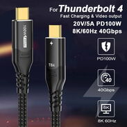 ⚡ THUNDERBOLTS.  C USB 4. CABLE USB C THUNDERBOLTS, 8K  60HZ, 20 GBPS - Img 41820981