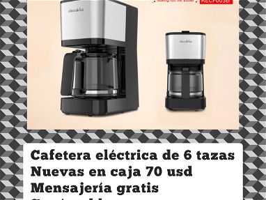 CAFETERA ELÉCTRICA DE 6 TAZAS NUEVAS EN CAJA !! - Img main-image
