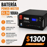 Batería LiFePO4 Power Mister 51.2V 100Ah Rack Mount - Nueva - Img 57391795