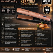 PLANCHA PARA CABELLO CON TECNOLOGÍA DE KERATINA Y ACEITE DE ARGÁN REMINGTON, NUEVA EN SU CAJA CON ENTREGA DE FACTURA - Img 57092669