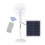 Ventilador Recargable con Panel Solar. Marca Alemana. Tiempo de duración de 10 a 12 horas.. - Img 54786609
