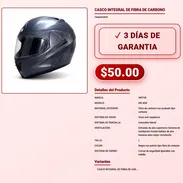 CASCO INTEGRAL DE FIBRA DE CARBONO . - Img 57881172