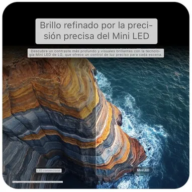 Smart TV LG de 50”QNED 4K UHD Mini LED  (2026)con IA integrado  modelo :LG 50”QNED75B5 - 7/10