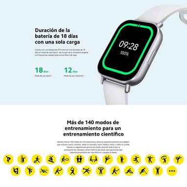 Smartwatch Xiaomi Redmi Watch 5 Active 47mm, NUEVO en CAJA - Img 102809593