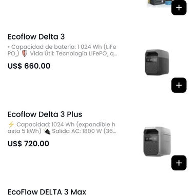 ‼️SÚPER OFERTA‼️ECOFLOW, PLANTAS, PANELES, INVERSORES, BATERÍAS‼️ - 3/4