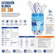 REGLETA ELECTRODOMÉSTICA 2M CON USB - S.P.C - Img 56791988