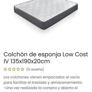 Colchón esponja Low Cost IV 135x190x20cm - Img 55907271