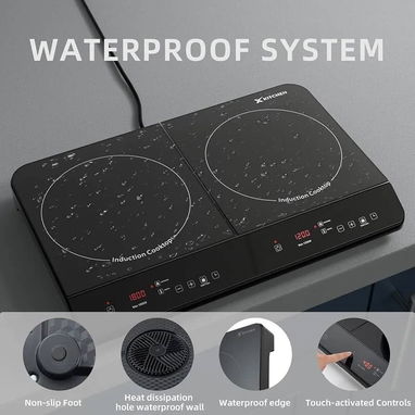 ☎️53544655 🛵 Entrega Disponible ⭐Cocina Eléctrica XKitchen 3000W – Doble Inducción ⭐ - 6/9