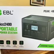 1100 usd ‼️Estación de Energía Portátil EBL de 2400 watts, batería 🔋LiFePO4 ‼️ - Img 56038162