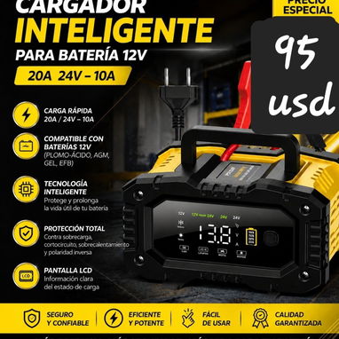Baterías de carro .cargador de batería.convertidor - 6/10