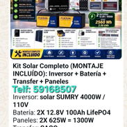 Kit solar completo - Img 58332140