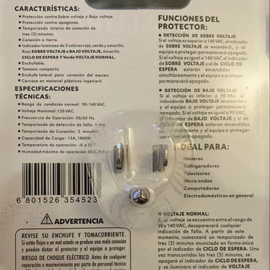 🚨No esperes a una subida de voltaje para proteger tus equipos ⚡️ Protector de voltaje Kitaluro - Img 124611214