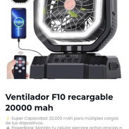 Ventilador F10 recargable 20000 mah P0467-AV004 - Img 57187013