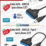 Adaptador SATA USB* SATA USB 3.0/ Cable SATA USB para discos 2.5/ SATA USB 3.0 para discos duros de laptop/ SATA USB new - Img 39806975
