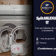 Split MILEXUS 1T 220 V Con sus tuberías de cobre y accesorios Precio: 260 usd 1 mes de garantía - Img 55333803