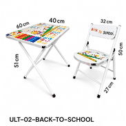 Mesa y silla plegable para niños - Img 57811545