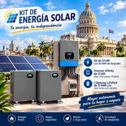 Inversor solar de 12 kw InfiniSolar 110 y 220 con 2 Bateria Infiny Solar de 15 kwh 51.2v 300ah 9700 usd - Img 57399596