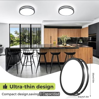 🛍️ Lámpara de techo  🔑 Código: Lamp507 📝 Tamaño: 13 pulgadas. - 5/5